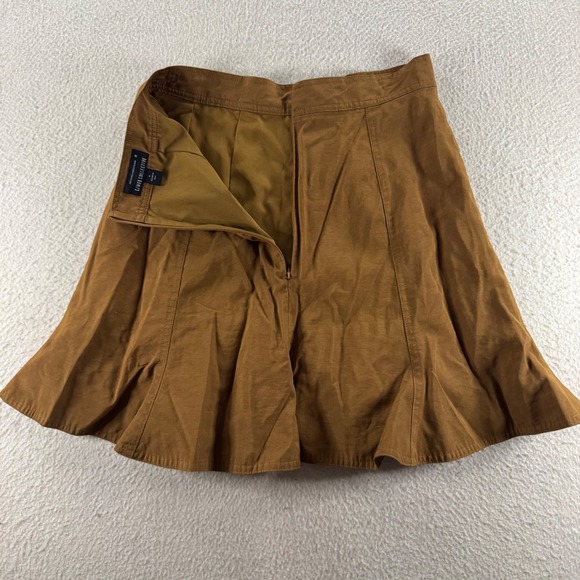 C/MEO‎ Collective Mini Skirt Women's US 6 Brown Flared Utility Pockets Career - Picture 5 of 7